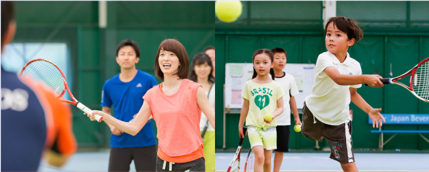 アクトス浜松のテニスの様子